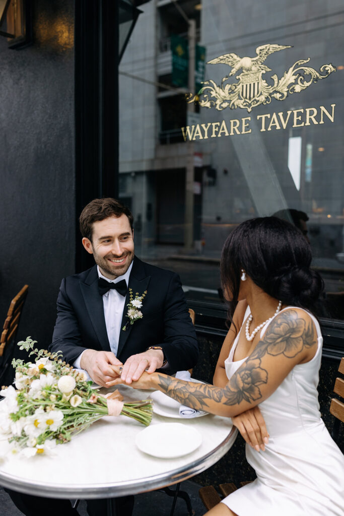 the wayfare tavern wedding dinner reception