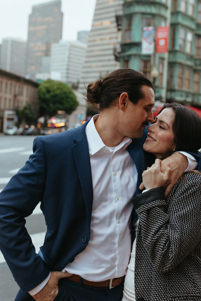 North beach engagement session