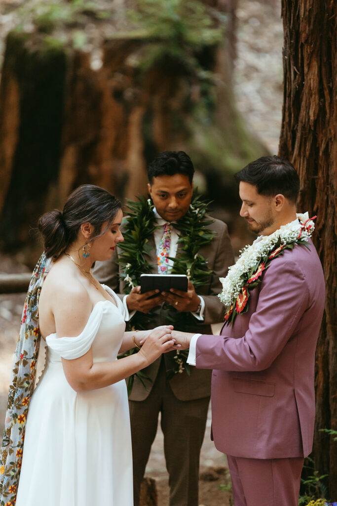 Forest Wedding ceremony