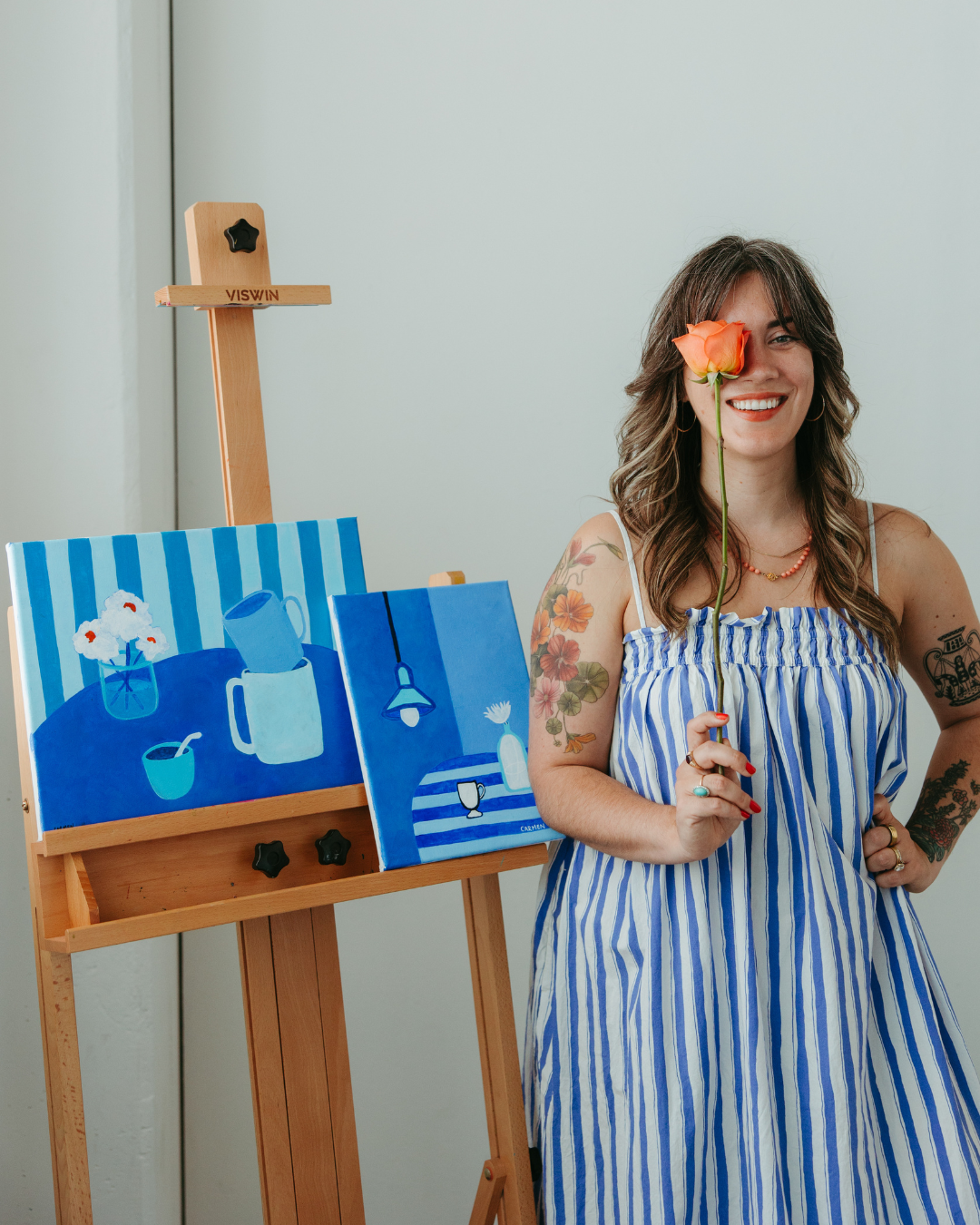 branding photos of bay area based painter